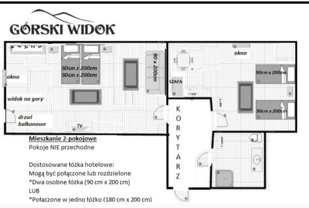 Gorski Widok Karpacz Apartamenty I Pokoje- Salon Kominkowy Exterior foto